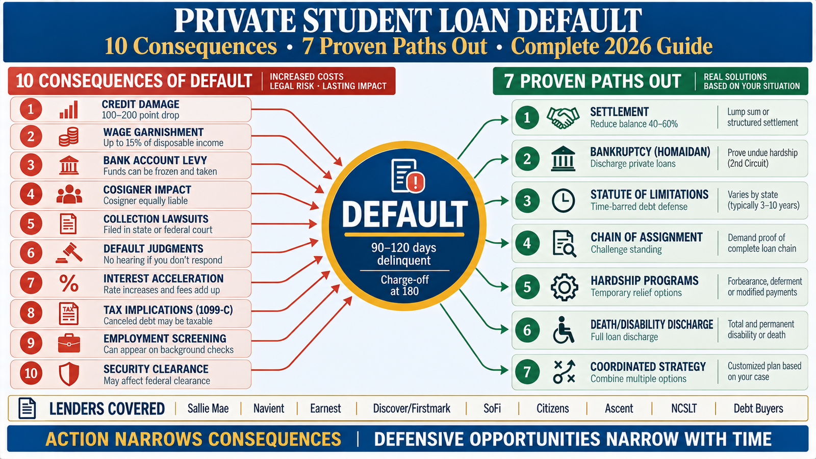 Private Student loan debt Relief - private student loan default